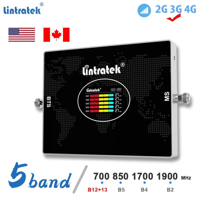 Lintratek 5  ޴ ȣ ν, 4G 3G 2G , Band12/13 700 Band5 850 Band4 1700 Band2 1900 귯 